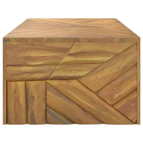 Tömör tíkfa dohányzóasztal 110x60x38