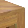 Tömör tíkfa dohányzóasztal 110x60x38