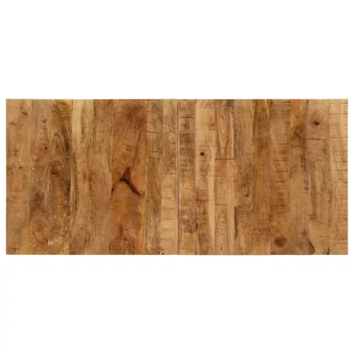 Piros és barna tömör mangófa traktor bárasztal 55x120x107 cm