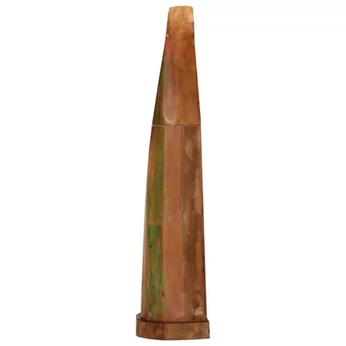 Tömör újrahasznosított fa csónakszekrény 39 x 27 x 127 cm