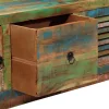 Tömör újrahasznosított fa TV-szekrény 110 x 30 x 40 cm