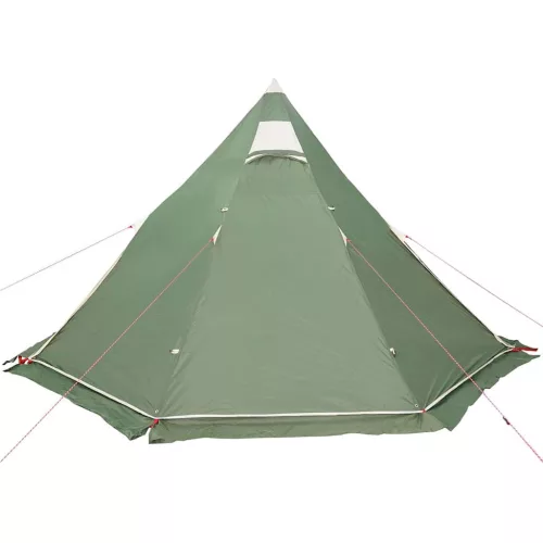 5 személyes zöld vízálló tipi kempingsátor