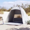 3 személyes szürke vízálló strandsátor