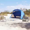 2 személyes azúrkék vízálló strandsátor