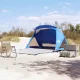 2 személyes azúrkék vízálló strandsátor