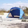 2 személyes azúrkék vízálló strandsátor