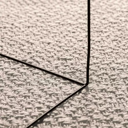 ZIZUR krém juta hatású beltéri és kültéri szőnyeg 200x200 cm
