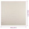 ZIZUR krém juta hatású beltéri és kültéri szőnyeg 200x200 cm