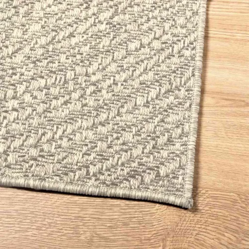 ZIZUR krém juta hatású beltéri és kültéri szőnyeg 60x110cm