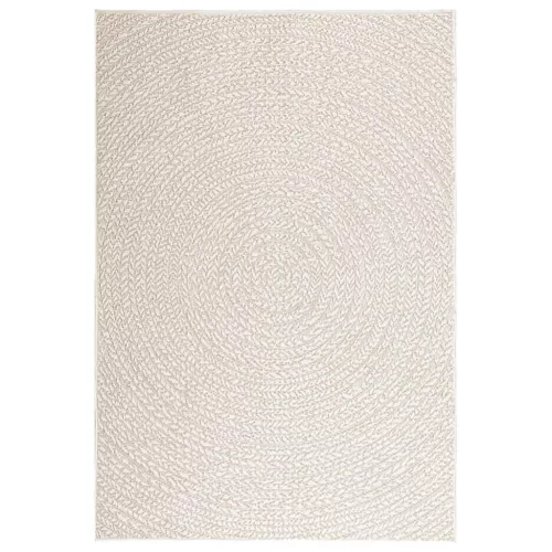 ZIZUR krém juta hatású beltéri és kültéri szőnyeg 120x170 cm