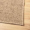 ZIZUR bézs juta hatású beltéri és kültéri szőnyeg 120 x 120 cm