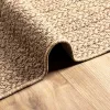ZIZUR bézs juta hatású beltéri és kültéri szőnyeg 120 x 170 cm