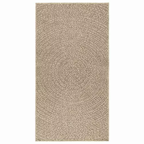 ZIZUR bézs juta hatású beltéri és kültéri szőnyeg 80 x 150 cm