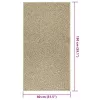 ZIZUR bézs juta hatású beltéri és kültéri szőnyeg 80 x 150 cm