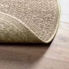 ZIZUR bézs juta hatású beltéri és kültéri szőnyeg Ø 90 cm