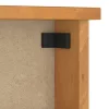 SANDNES tömör fenyőfa falra szerelt kabátállvány 45x12x35 cm