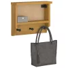 SANDNES tömör fenyőfa falra szerelt kabátállvány 45x12x35 cm