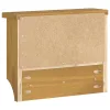 SANDNES tömör fenyőfa falra szerelt kabátállvány 45x12x35 cm