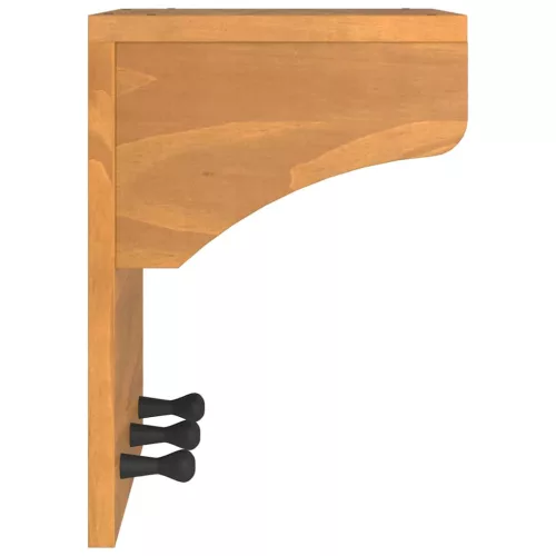 SANDNES tömör fenyőfa falra szerelt kabátállvány 43x30x42 cm