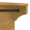 SANDNES tömör fenyőfa falra szerelt kabátállvány 87x30x42 cm