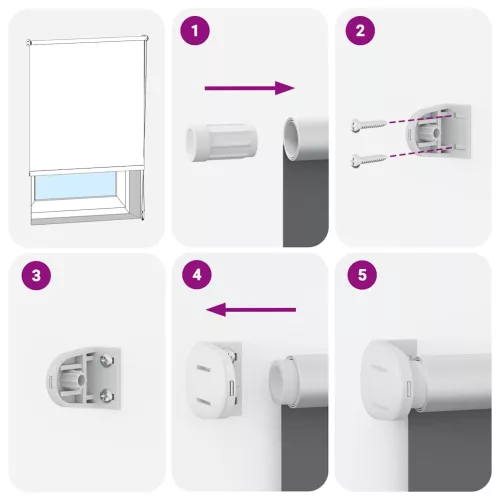 Redőny Blackout 70x150 cm szövetszélesség 65,7 cm poliészter