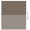Redőny Blackout 130x150 cm szövetszélesség 126,6 cm poliészter