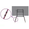 4 lábú TV-állvány 37"-86" képernyőhöz max VESA 400x600 mm 60 kg