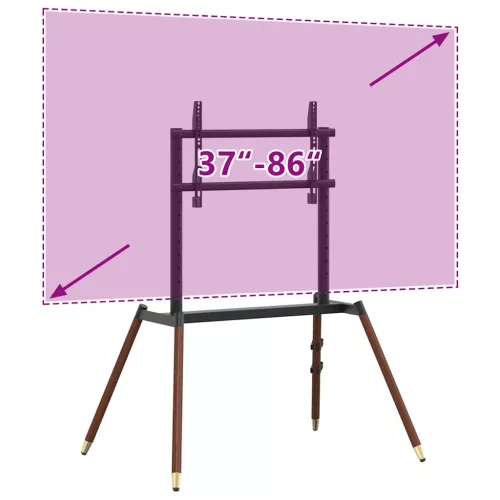 4 lábú TV-állvány 37"-86" képernyőhöz max VESA 400x600 mm 60 kg