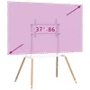 4 lábú TV-állvány 37"-86" képernyőhöz max VESA 400x600 mm 60 kg