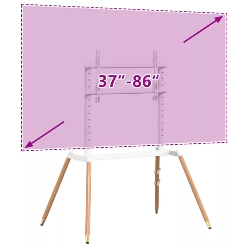 4 lábú TV-állvány 37"-86" képernyőhöz max VESA 400x600 mm 60 kg