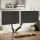Kétkaros monitorállvány max 27" képernyőhöz os gázrugó 20kg