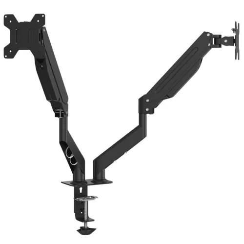 Kétkaros monitorállvány max 27" képernyőhöz os gázrugó 20kg