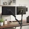 Kétkaros monitorállvány max 27" képernyőhöz os gázrugó 20kg