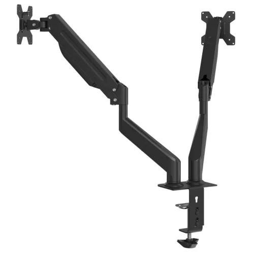 Kétkaros monitorállvány max 27" képernyőhöz os gázrugó 20kg