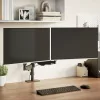 Kétkaros monitorállvány max 27" képernyőhöz os gázrugó 20kg