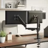 Kétkaros monitorállvány max 27" képernyőhöz os gázrugó 20kg