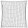 Fekete polipropilén utánfutóháló elasztikus kötéllel 4 x 4 m