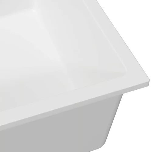 Konyhai mosogató Fehér 54 x 44 x 20 cm Gránit
