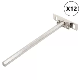   12db szénacél lebegő polckonzolok láthatatlan Ø12x200 mm