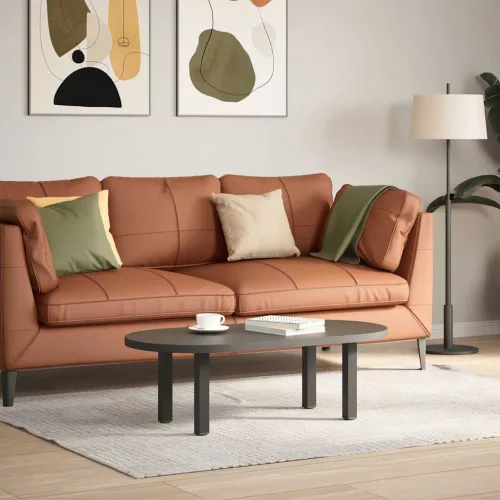 4 db antracitszürke acél dohányzóasztal láb 30-32 cm