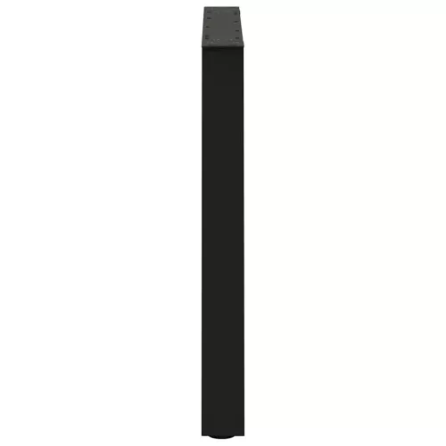 2 db fekete, V-alakú acél étkezőasztal láb 80 x (72-73,3) cm