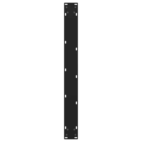 2 db fekete, V-alakú acél étkezőasztal láb 80 x (72-73,3) cm