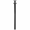 2 db X alakú étkezőasztal láb fekete, 90 x (72-73) cm acél