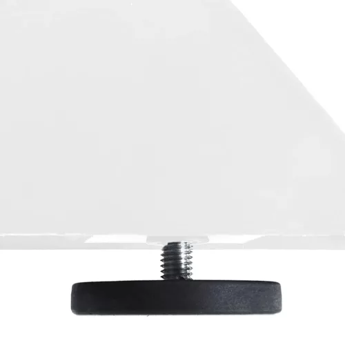 Pók alakú étkezőasztal láb fehér 150x78x(72-73) cm acél