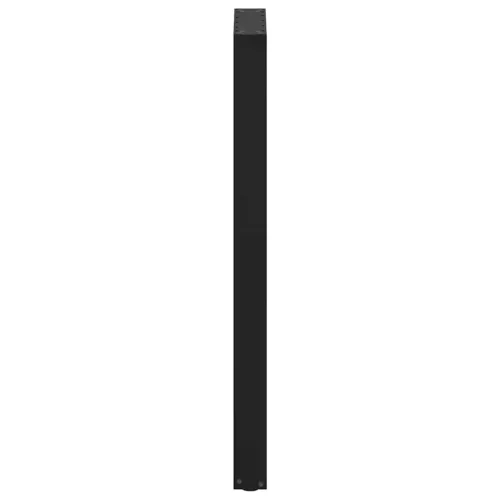 2 db U alakú bárasztalláb, fekete, 40 x (110-111) cm, acél