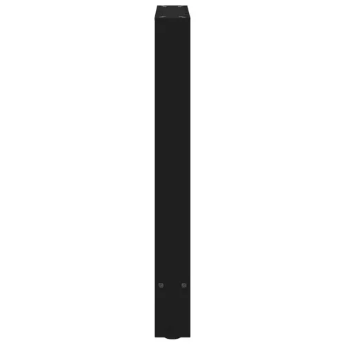 2 db fekete acél étkezőasztal láb 60 x (72-73) cm