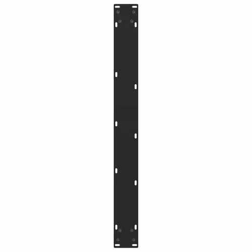2 db fekete étkezőasztal láb 80 x (72-73) cm acél