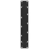 2 db fekete acél bárasztalláb 50x(90-91) cm