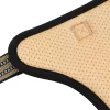 Állítható terepbarna kutyahám pórázzal és nyakörvvel M