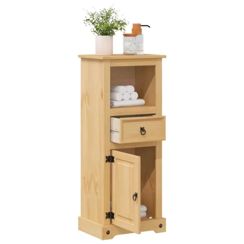 Corona tömör fenyőfa fürdőszobaszekrény 45 x 33 x 110 cm